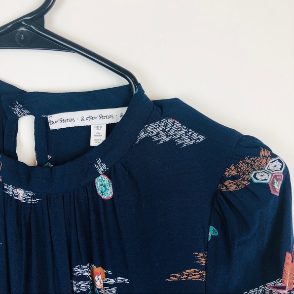 & Other Stories Origami Dress A4 - Picture 3 of 8